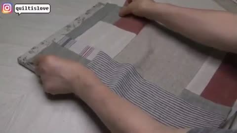 Prepare Three Pieces Of Cloth And Lay Them Neatly On The Table