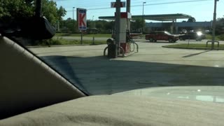 Raccoon caught stealing trash