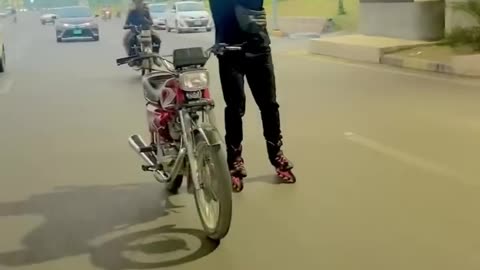 Bike gir gya😱😱😱😱😱 #youtubeshorts #skating