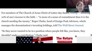 LDS Church worth Billions but World is in Debt by Trillions - Christ Must Get Rid of it-10-20-22