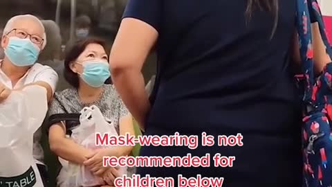 MRT commuter asks mother why her baby is not wearing a mask