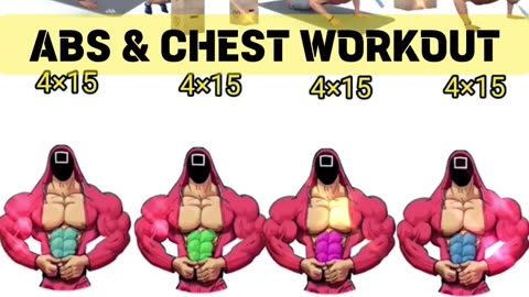 Abs and Chest Workout Unleashed! #absworkout #chestworkout #homefitness #fitnessgoals #shorts