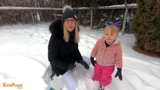 SNOW VOLCANO || KidsPlace Activity || DIY