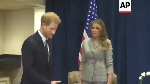 When Melania met Harry....signals?