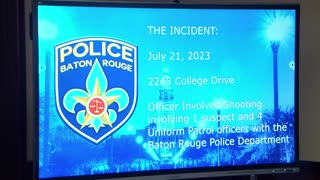 Baton Rouge Crime - Baton Rouge Police Press Conference Regarding Dantonior Stalling Fatal Shooting