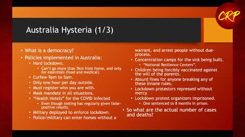 Weekly Webinar #73: Australia Hysteria