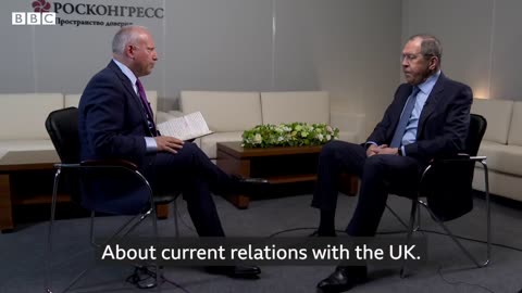 Sergei Lavrov interview with BBC about the war in Ukraine
