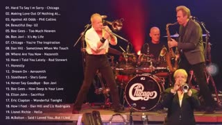 Chicago, Air Supply, Bee Gees, Phil Collins, Steel Heart, and more… A classic soft rock songs