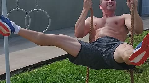 Exercício com corda - FRONT e BACK LEVER