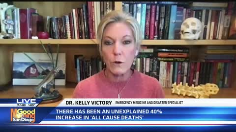 Dr. Kelly Victory Discusses Increase In 'All Cause' Deaths In 18-49 Year Olds