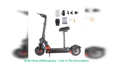 ⚡️ 10 Inch Adult Electric Scooter 48V 500W Scooters Electric Adult Scooter Folding E Scooter Seat