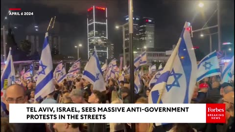Tel Aviv, Israel, Sees Massive Anti-Government Protests In The Streets