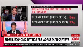 "Terrible! Terrible!" - CNN Forced to Admit Biden Less Popular Than Carter on the Economy