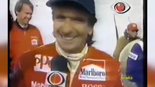 Ayrton Senna testando o Formula Indy da Penske de Emerson Fittipaldi em 1992