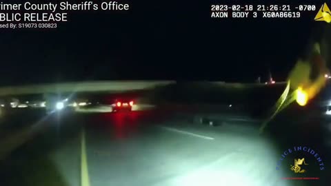 Boday-cam footage shows man hit and killed by SUV on I-25 after being tased