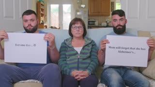 Sons message to mother who has early onset Alzheimer's