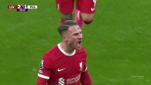 Alexis Mac Allister's rocket goal against Fulham