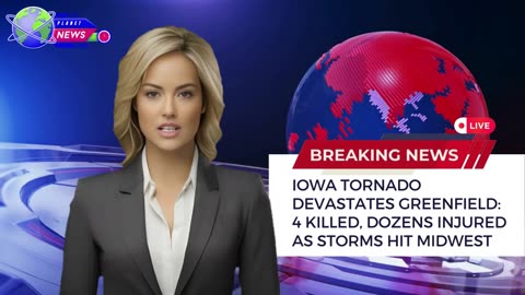 Iowa Tornado Devastates Greenfield: 4 Killed, Dozens Injured as Storms Hit Midwest