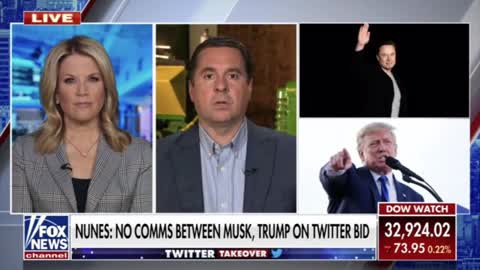 Nunes: Fake News attempts to start feud between Musk and Truth Social.