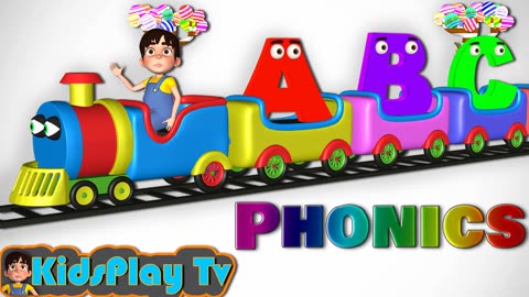 ABC - Alphabet Train - Learning Letters - Kids Play Tv