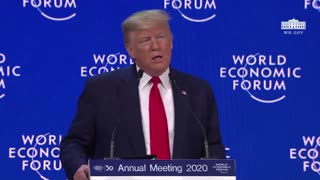 Donald Trump - Jan. 21, 2020 - Speech World Economic Forum Davos Switzerland