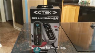 CTEK Silver MUS 4.3 Test and Charge 12V automatic charger and tester