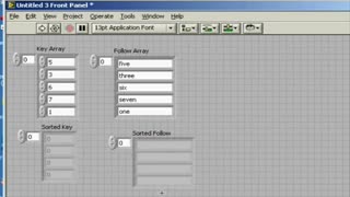 LabVIEW Key Sort