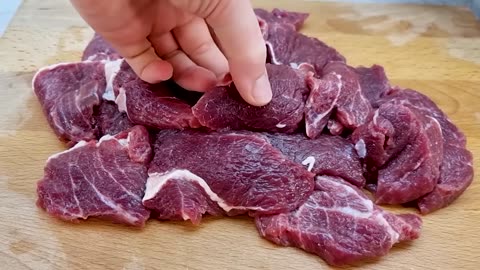 Tender beef in 5 minutes! Chinese secret to soften the toughest beef