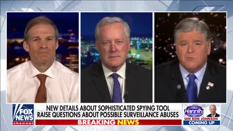 Mark Meadows and Jim Jordan react to the FBI's new spying tools