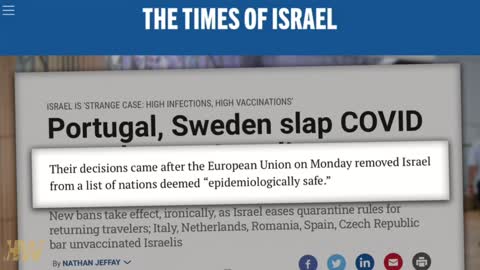 Countries Banning Covid Jabbed Israelis