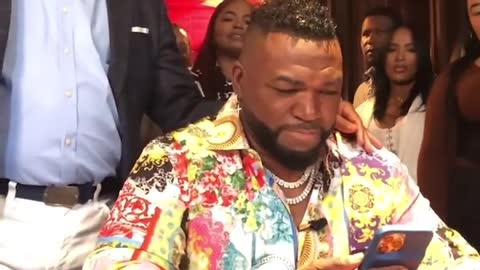 David Ortiz Esaltado al salón