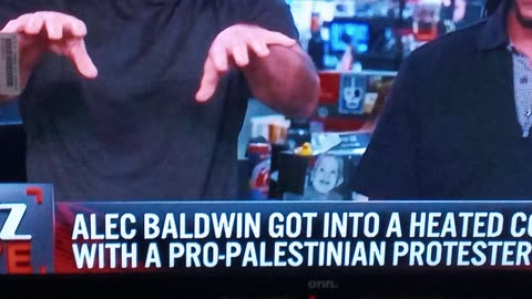 Alec Baldwin got into a confrontation with a Palestine activist