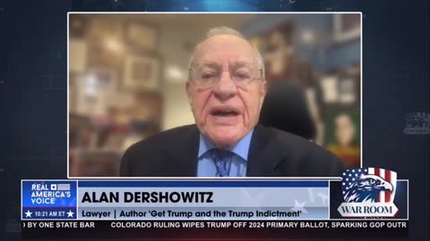 Alan Dershowitz considers taking Trump's 14th Amendment case