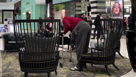 Bad Grandpa Farts On Girls At The Mall!! (They Love Stinky Old Man Farts)