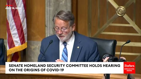 BREAKING NEWS: COVID-19 Lab-Leak Theory 'Cover-Up' Probed In Senate Homeland Security Committee
