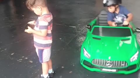 The amazing drifting kid shows off his mind-blowing skills