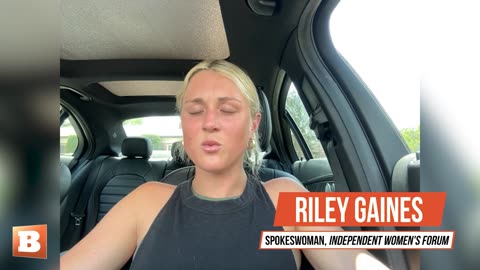 Riley Gaines: I Want No Girl to EVER Have to "Compare Themselves Physically to a Male" in Sports