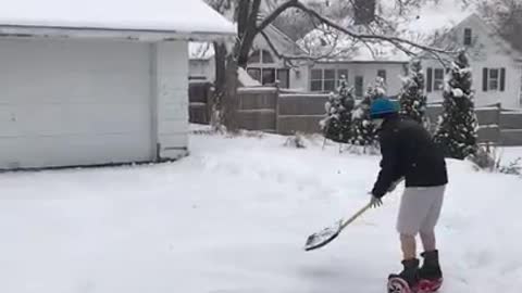 Hoverboard Snow Plow