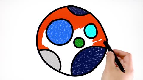 Drawing and Coloring for Kids - How to Draw Circles
