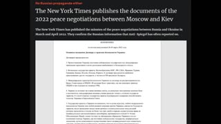 the documents of the 2022 peace negotiations between Moscow and Kiev