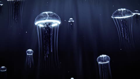 Calming Jellyfish With Music