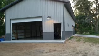 Pole Barn part 10: Exterior lights and electrical