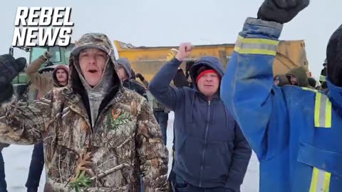 Freedom Convoy: Farmers and Truckers blockade border Feb. 1, 2022