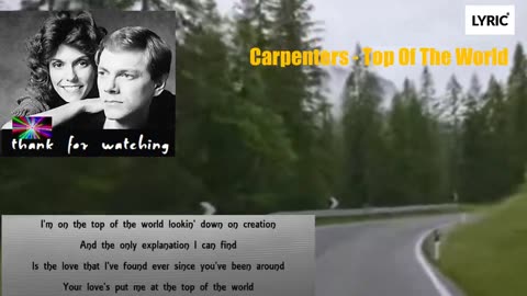 BRTR - Carpenters - Top Of The World (Lyrics)