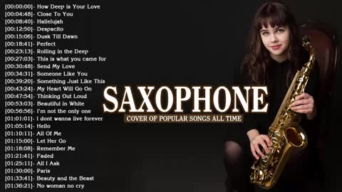 Saxophone love song cover