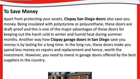 Reasons to Choose Clopay Garage Doors for Your Home