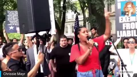 WATCH: Fired Up Black Mother DESTROYS Masks/CRT at Rally, "Slavery is Knocking On Our Door!"