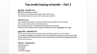 Top Media Buying Networks #2