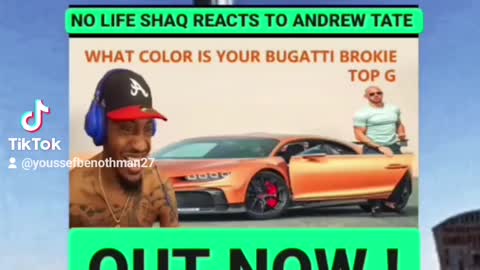 NO LIFE SHAQ REACTS TO ANDREW TATE 😂