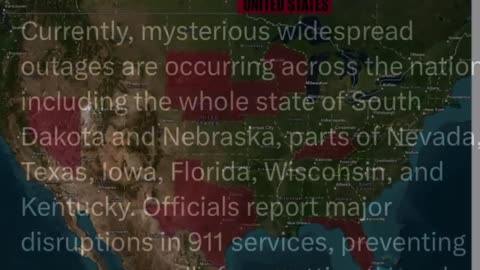 BREAKING: 911 outages being reported in 8 States! CYBERATTACK?